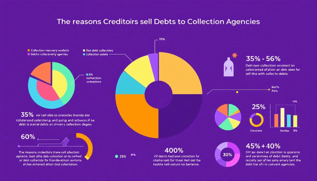 Reasons why creditors sell debts to collection agencies, including financial recovery strategies.